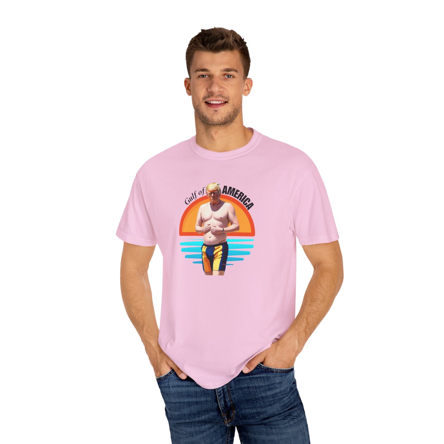 Gulf of America Graphic T-Shirt for Beach Lovers