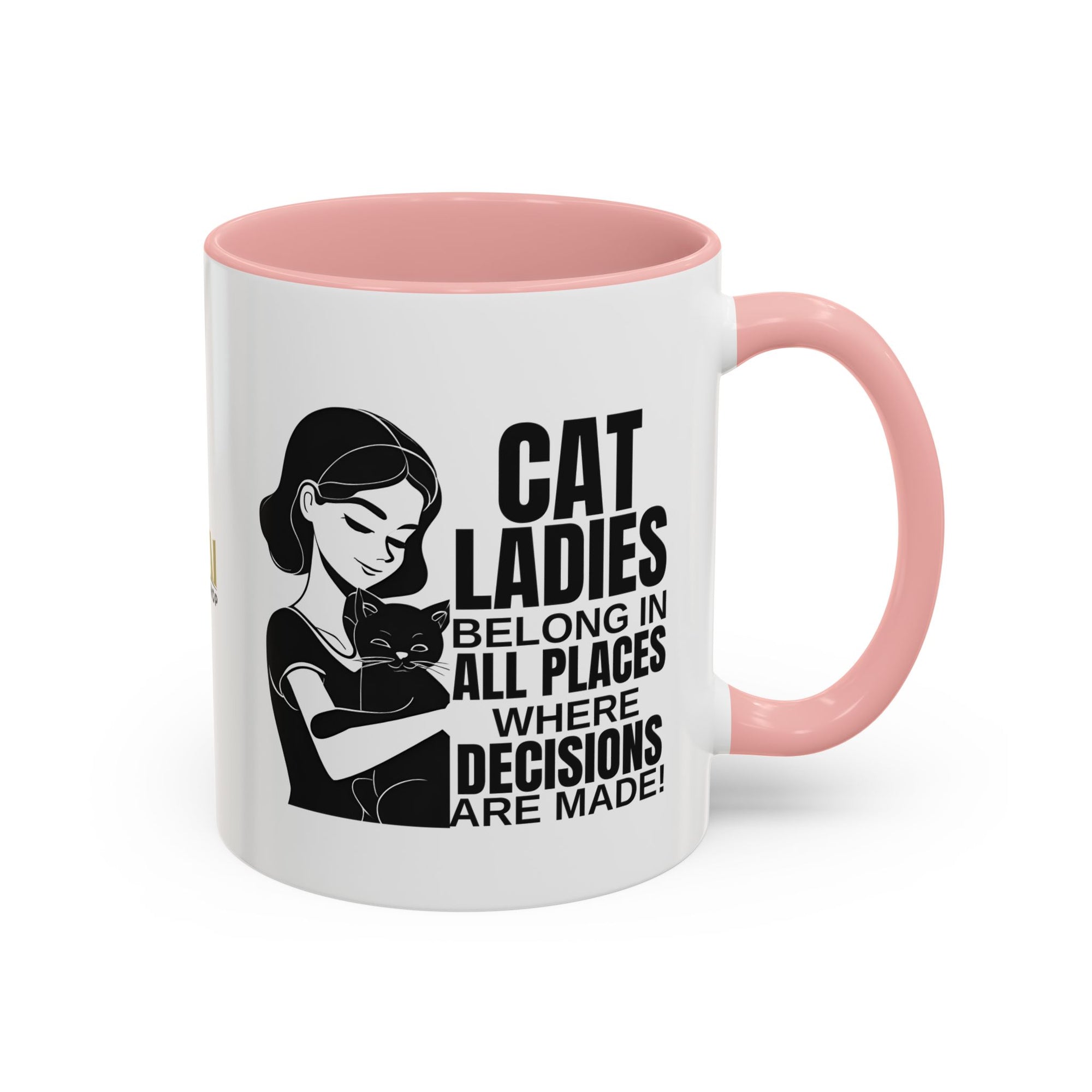 Cat Ladies Belong Accent Mug
