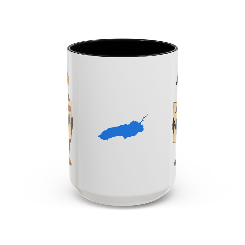 Lake Ontario vs. Lake America Goose & Eagle Coffee Mug | Great Lake Renaming Humor