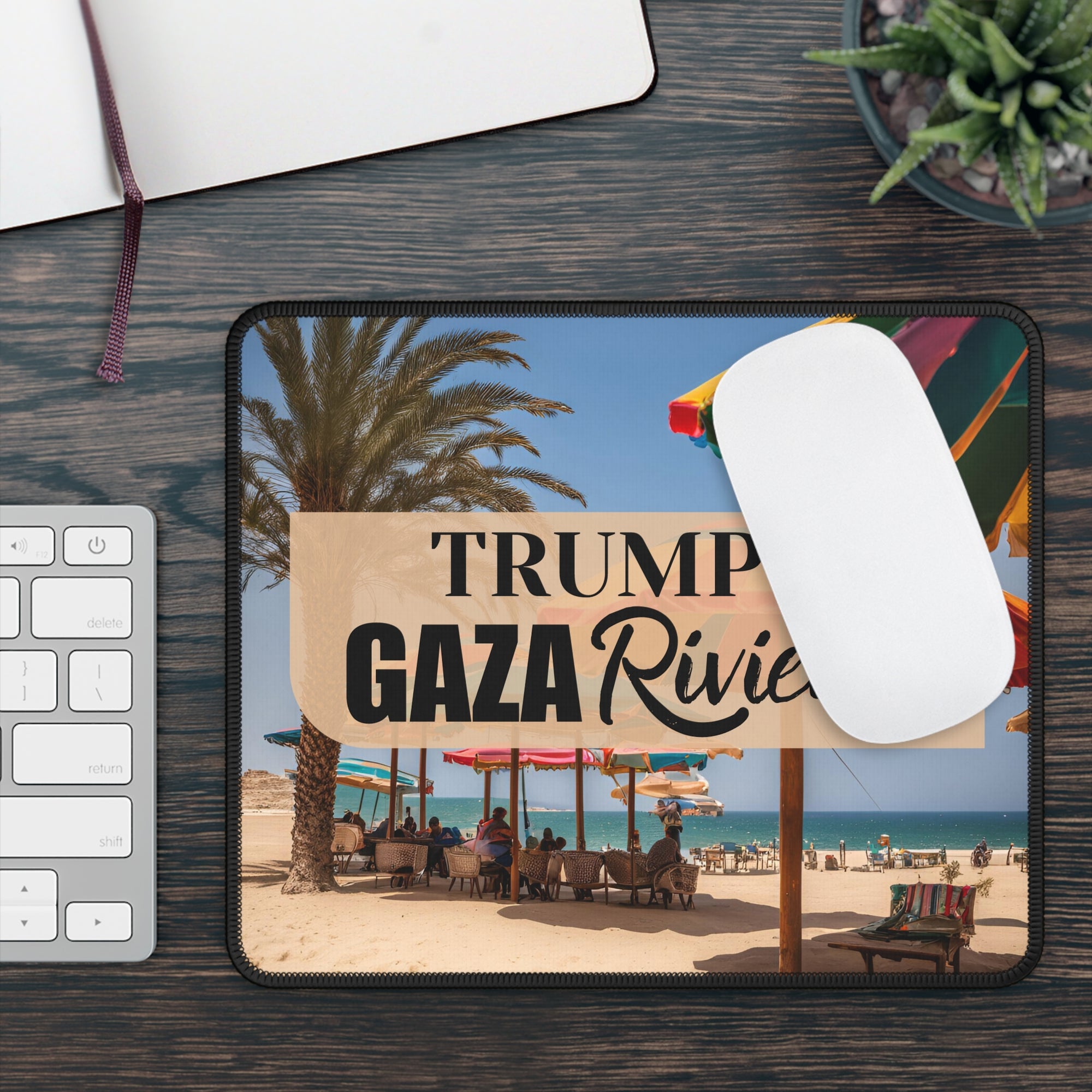 Trump's Gaza Riviera Gaming Mousepad