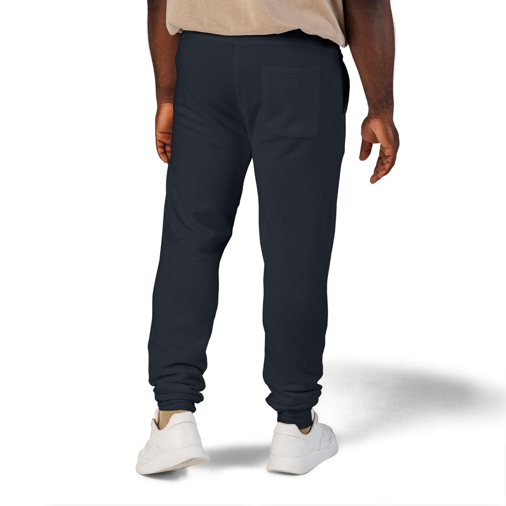 Lap of Management Embroidered Cat Fleece Joggers