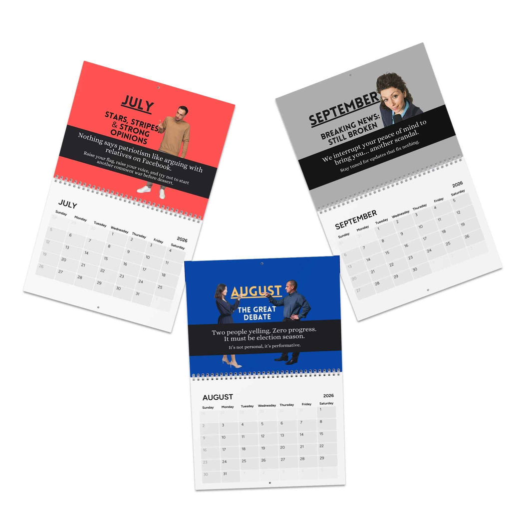 Political Humor Calendar 2026: Twelve Months of Nonsense