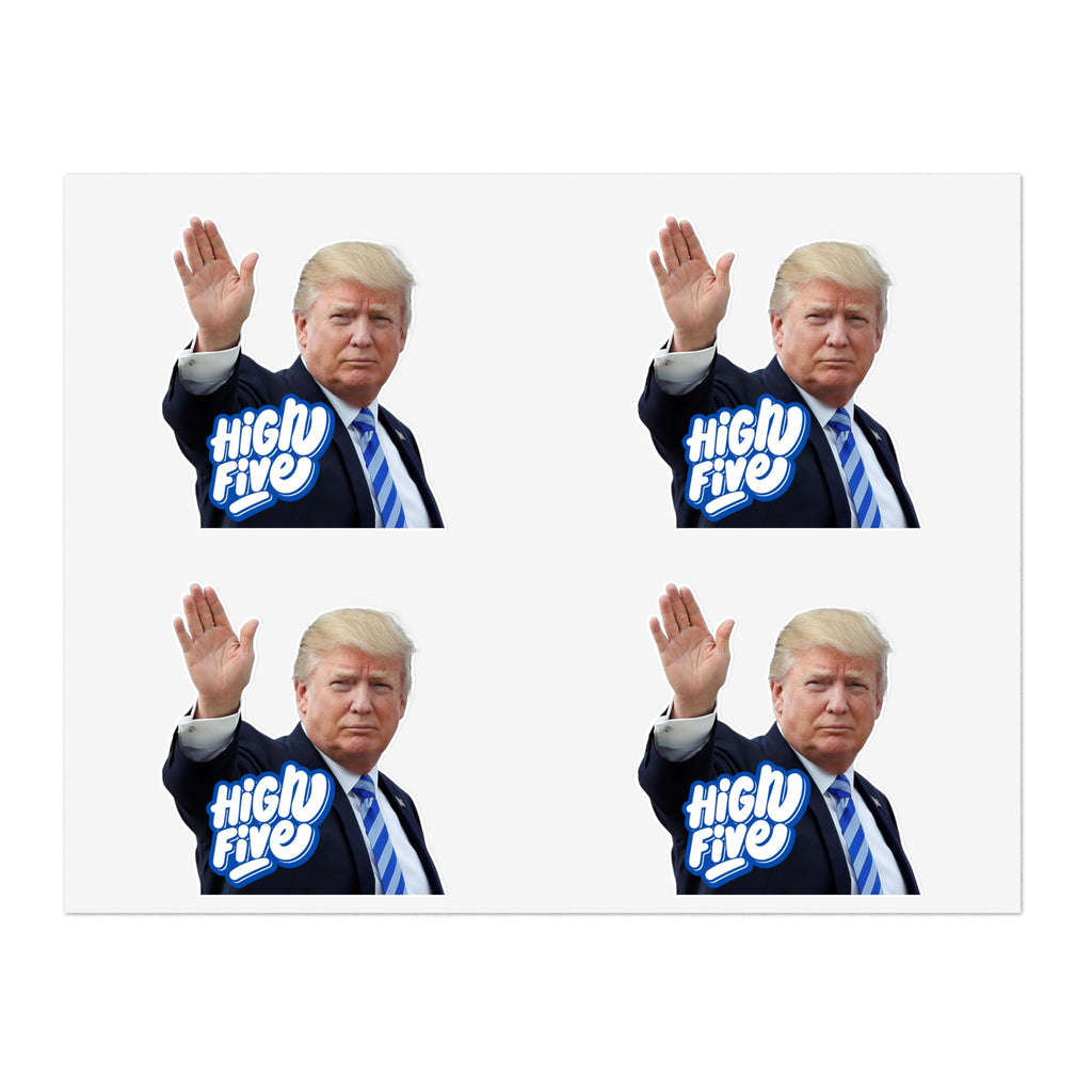 High Five Sticker Sheets - Fun Political Stickers