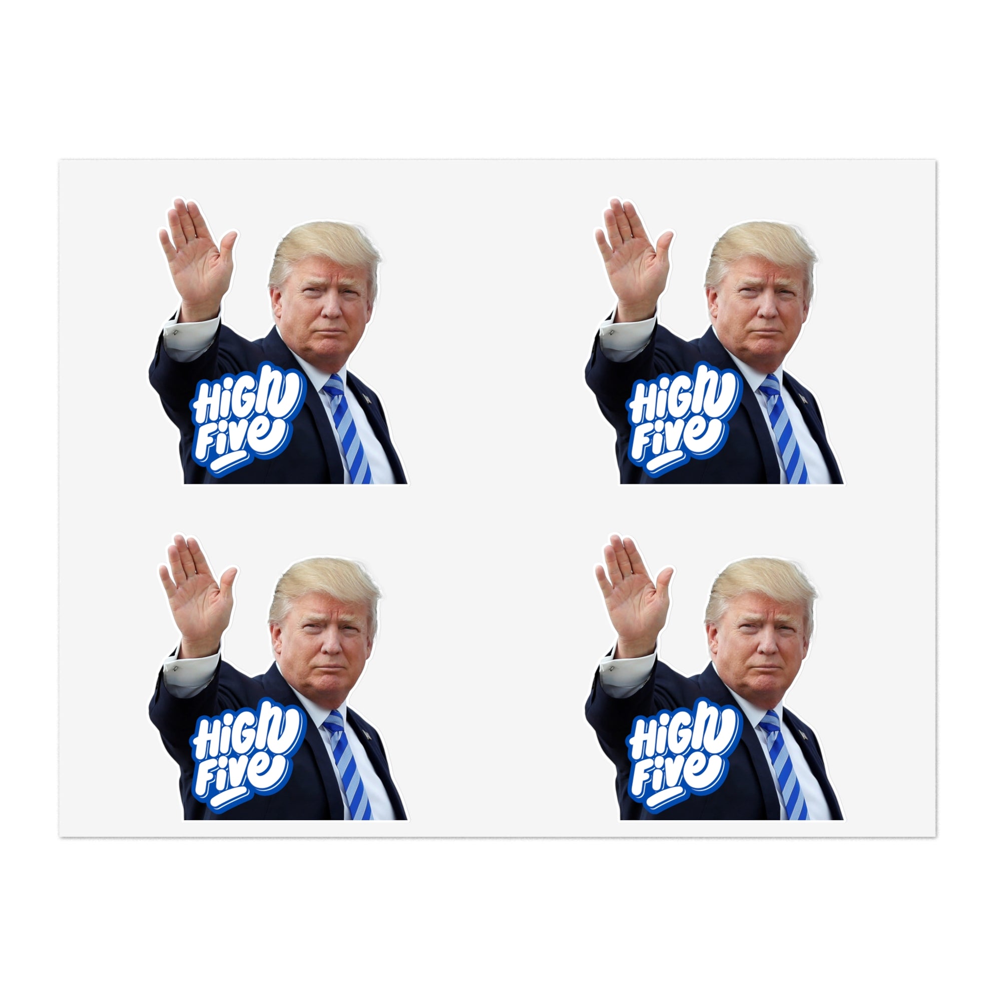 High Five Sticker Sheets - Fun Political Stickers
