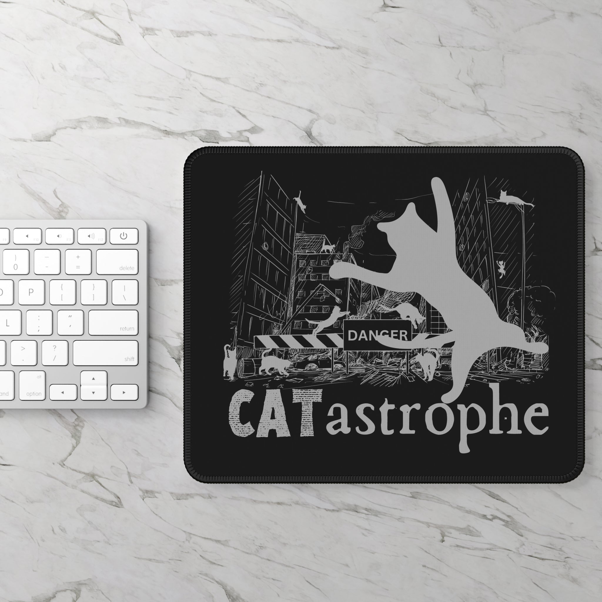 Photo depicting the ​CATastrophe Gaming Mouse Pad from EpiAl's Shop.
