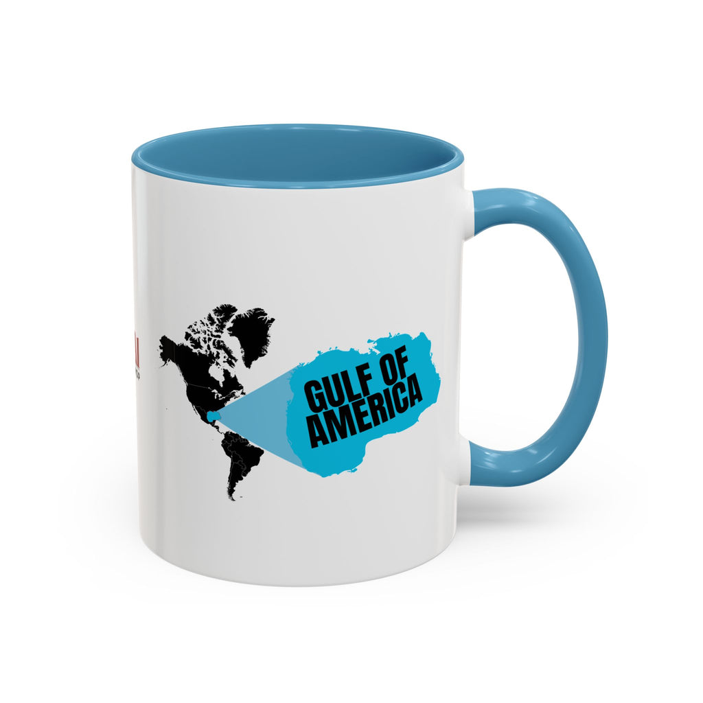 American Gulf Map Accent Coffee Mug