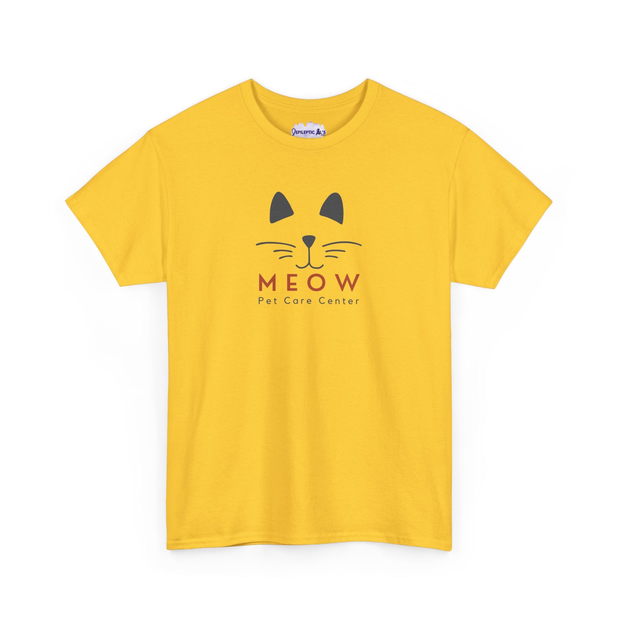 Meow Pet Care Unisex Heavy Cotton Tee - T - Shirt - Epileptic Al’s Shop