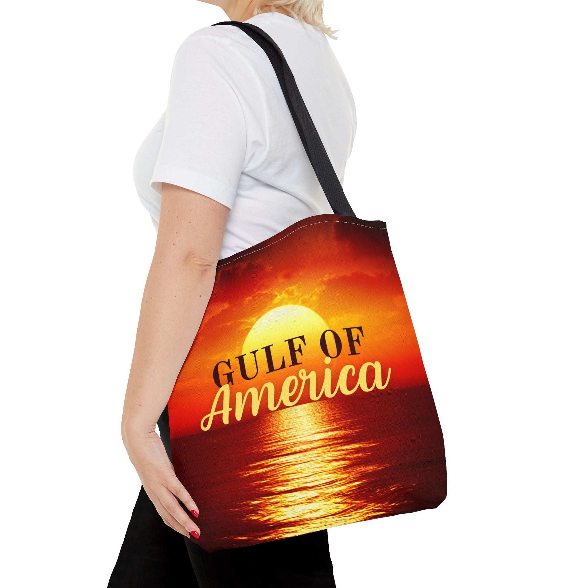 Gulf of America Sunset Tote Bag - Chic Beach Accessory Printify