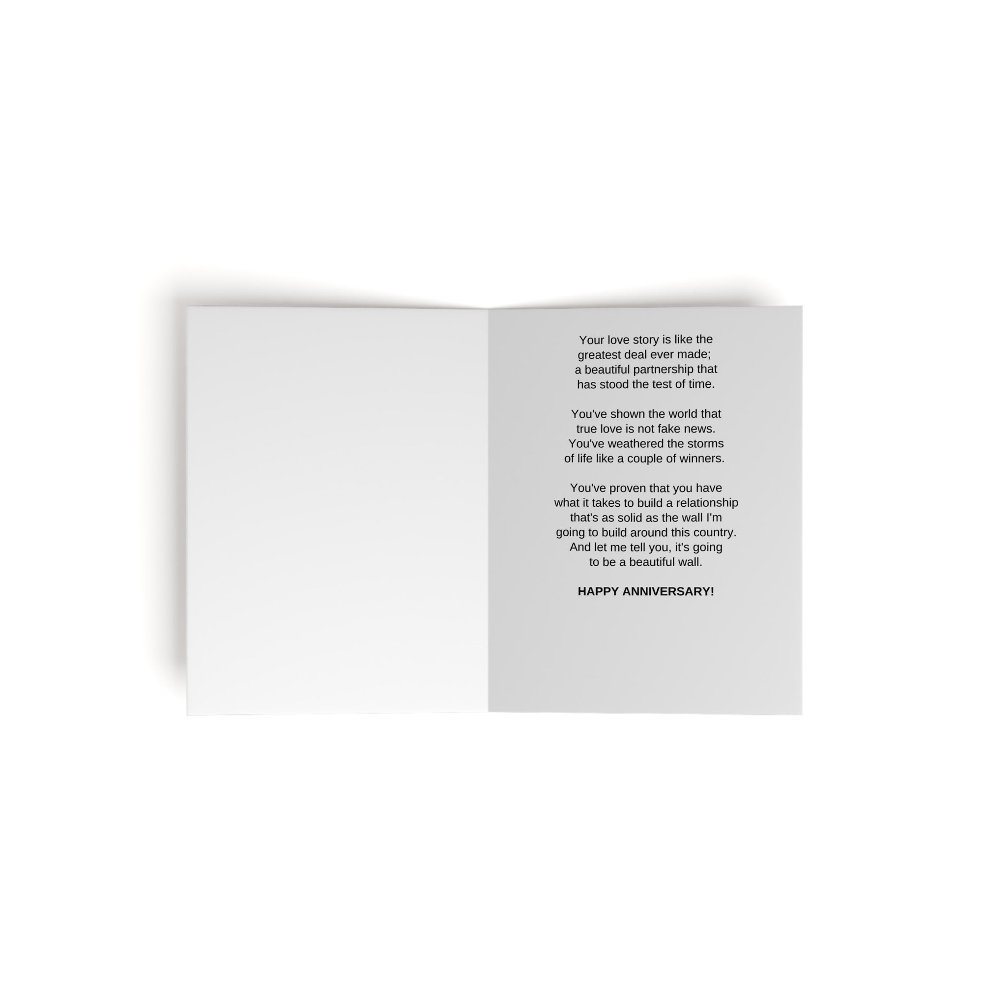 Donald Trump Anniversary Greeting Cards (8, 16, and 24 pcs)