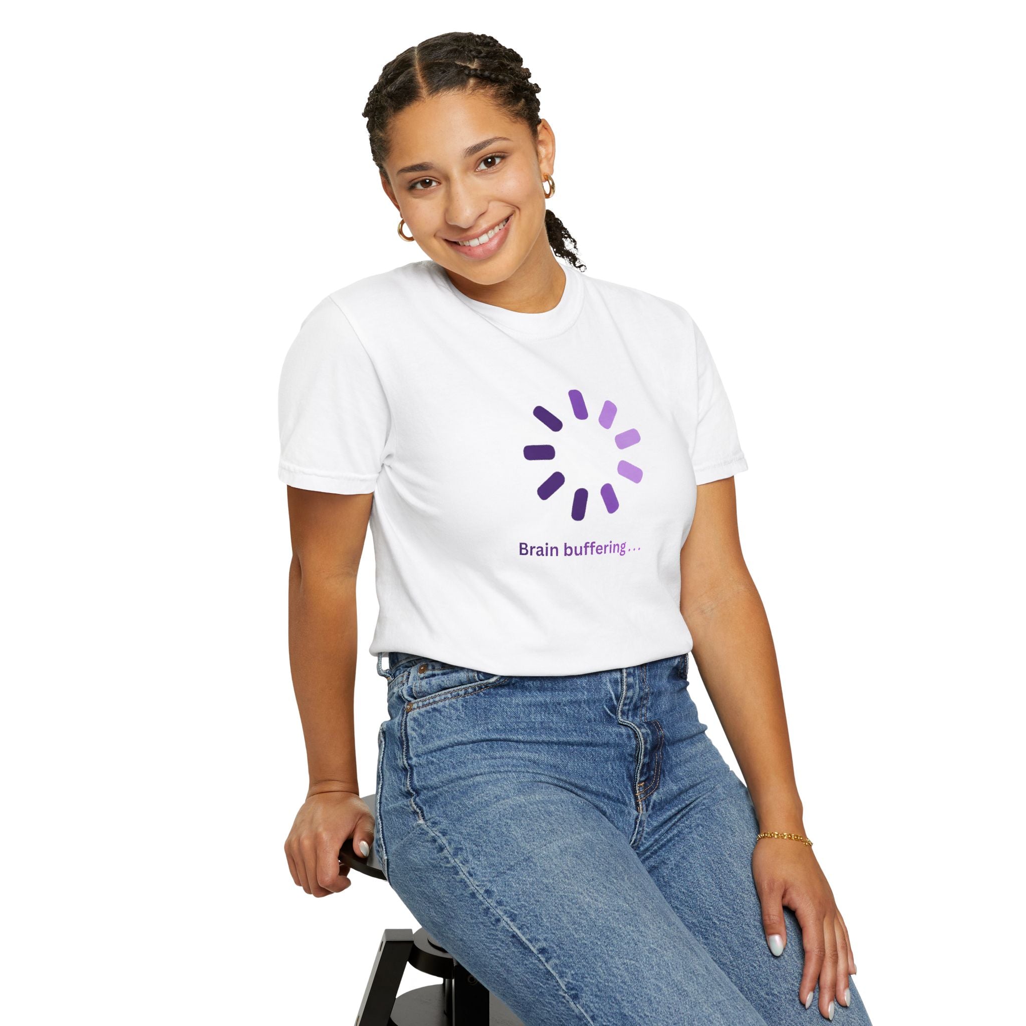 Brain Buffering… Purple Awareness T-Shirt