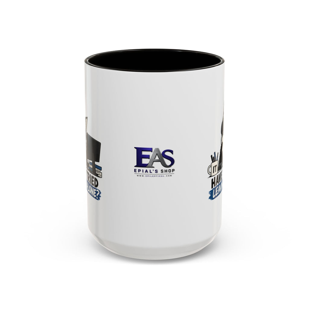 Have You Tried Leaving Me Alone? IT Cat Mug | Funny Office & Tech Support Coffee Mug