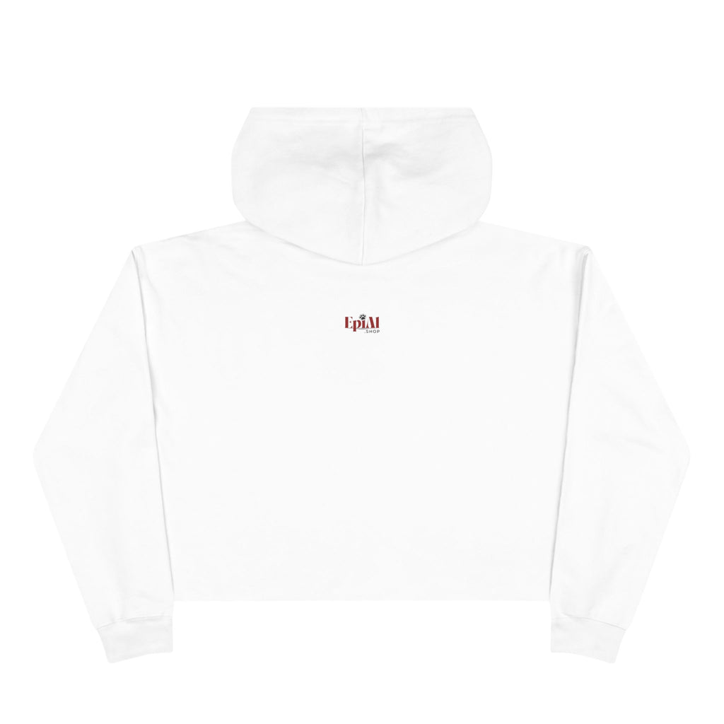 Purr Prose: Cacaphony of Life Crop Hoodie