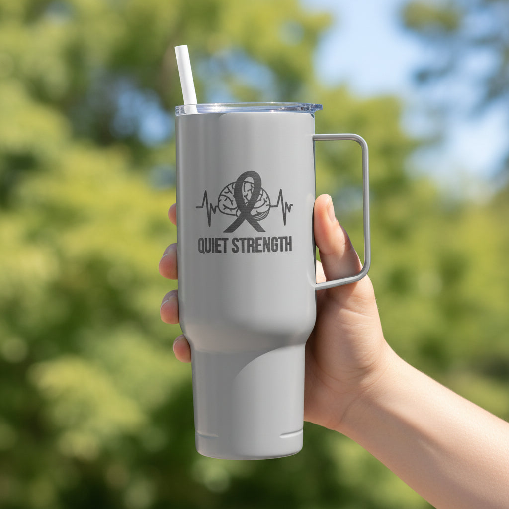 Quiet Strength 40oz Insulated Tumbler