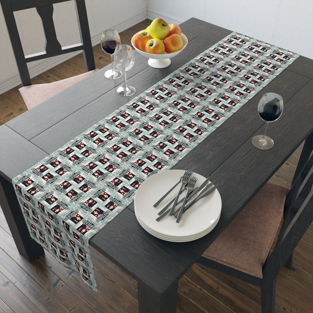 Trump Santa Fabulous List Christmas Table Runner