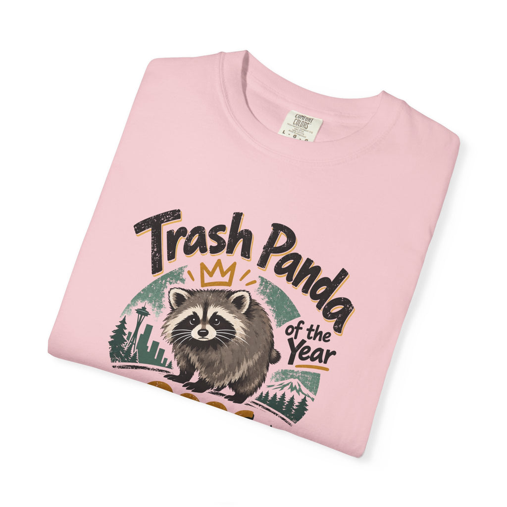 Trash Panda of the Year 2026 Garment-Dyed T-Shirt | Jimothy-Inspired Raccoon Tee