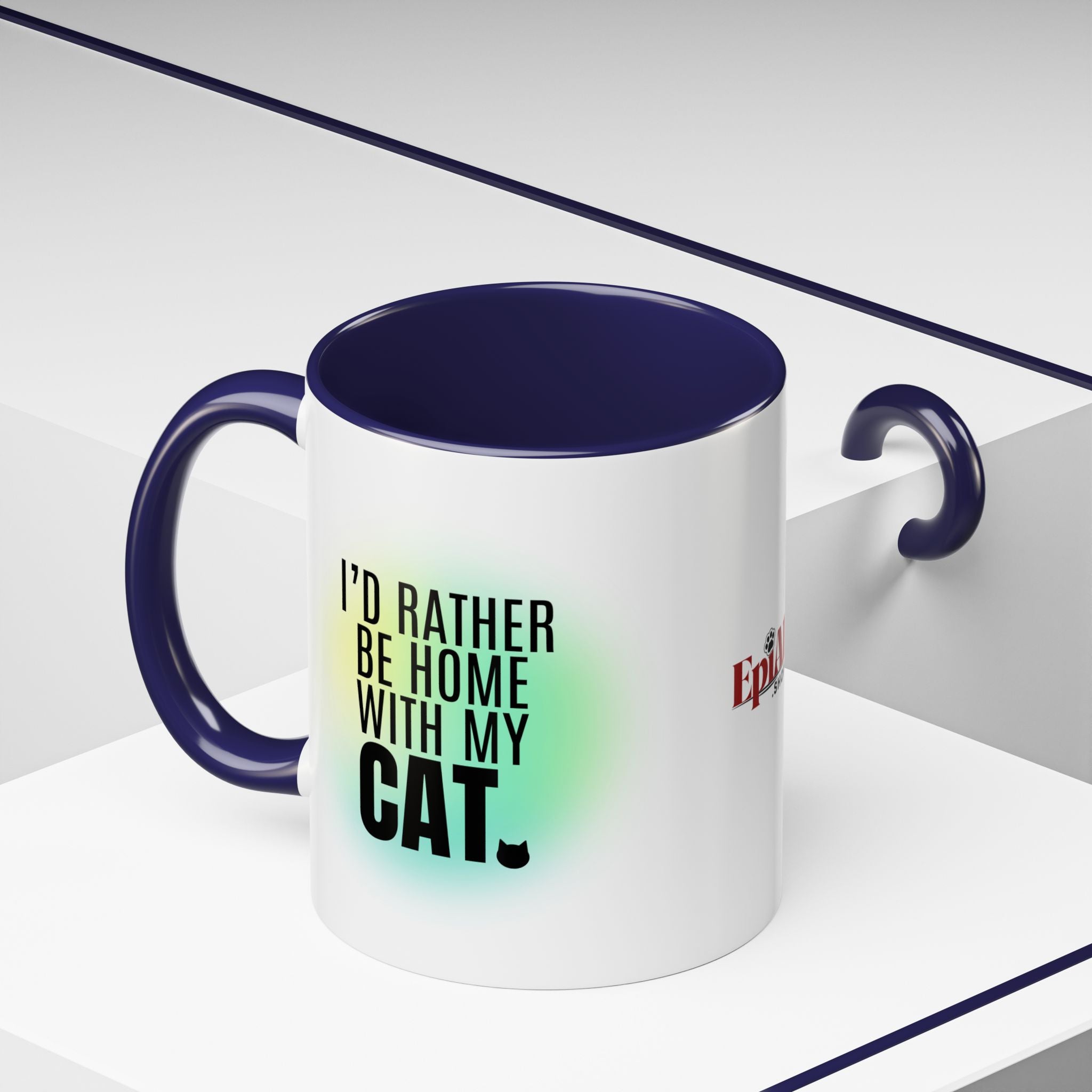 Photo depicting the ​Rather Be Home Accent Coffee Mug (11, 15oz) from EpiAl's Shop.