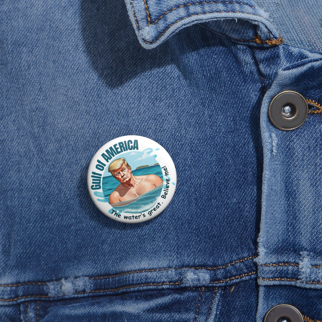 American Gulf Pin Buttons - Water is Great