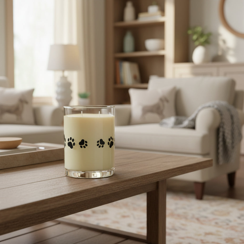 Paws & Reflect Soy Candle – Calm, Cozy, Slightly Judgmental
