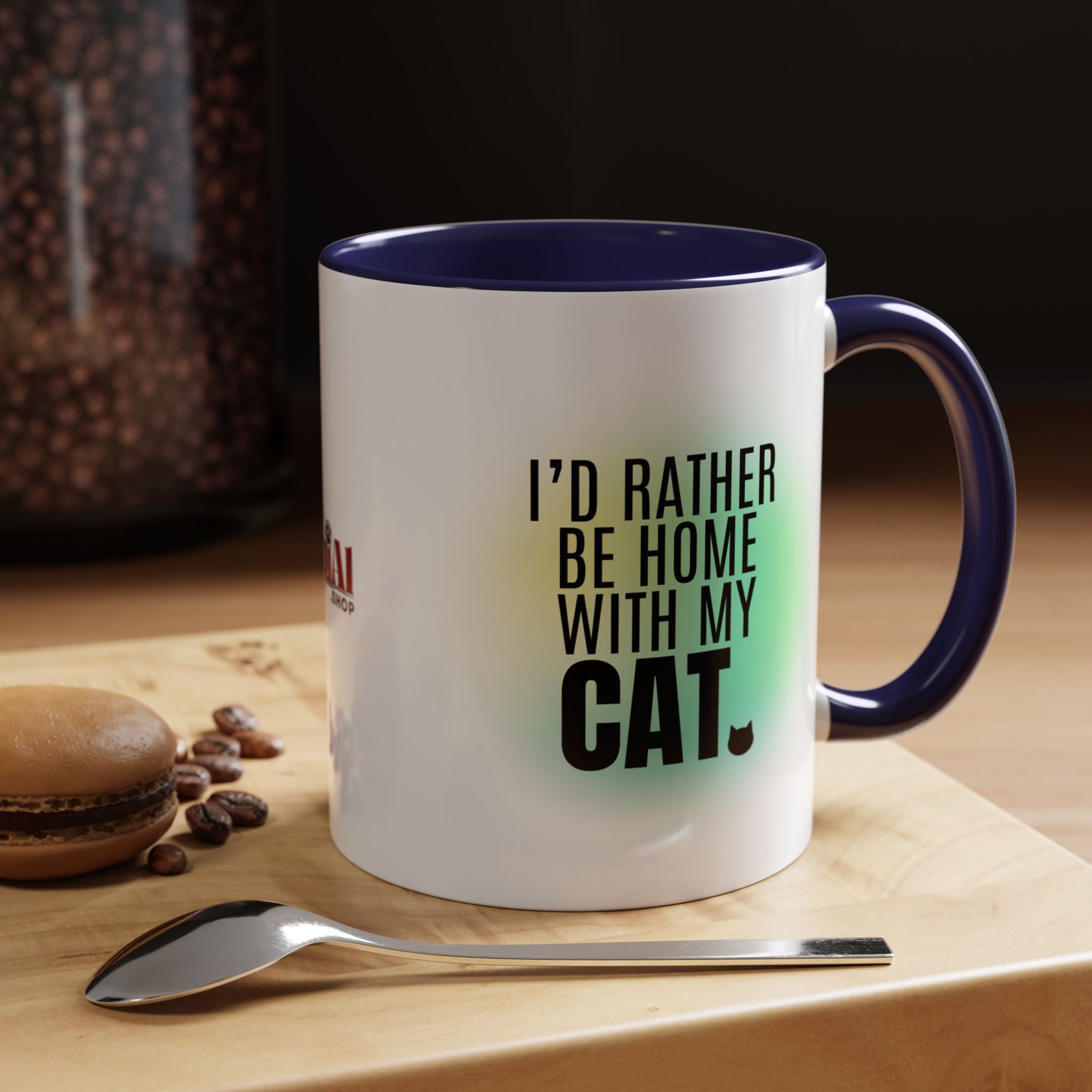 Photo depicting the ​Rather Be Home Accent Coffee Mug (11, 15oz) from EpiAl's Shop.