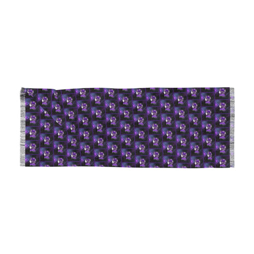 Photo depicting the ​Brain Be Brave Epilepsy Awareness Light Scarf from EpiAl's Shop.