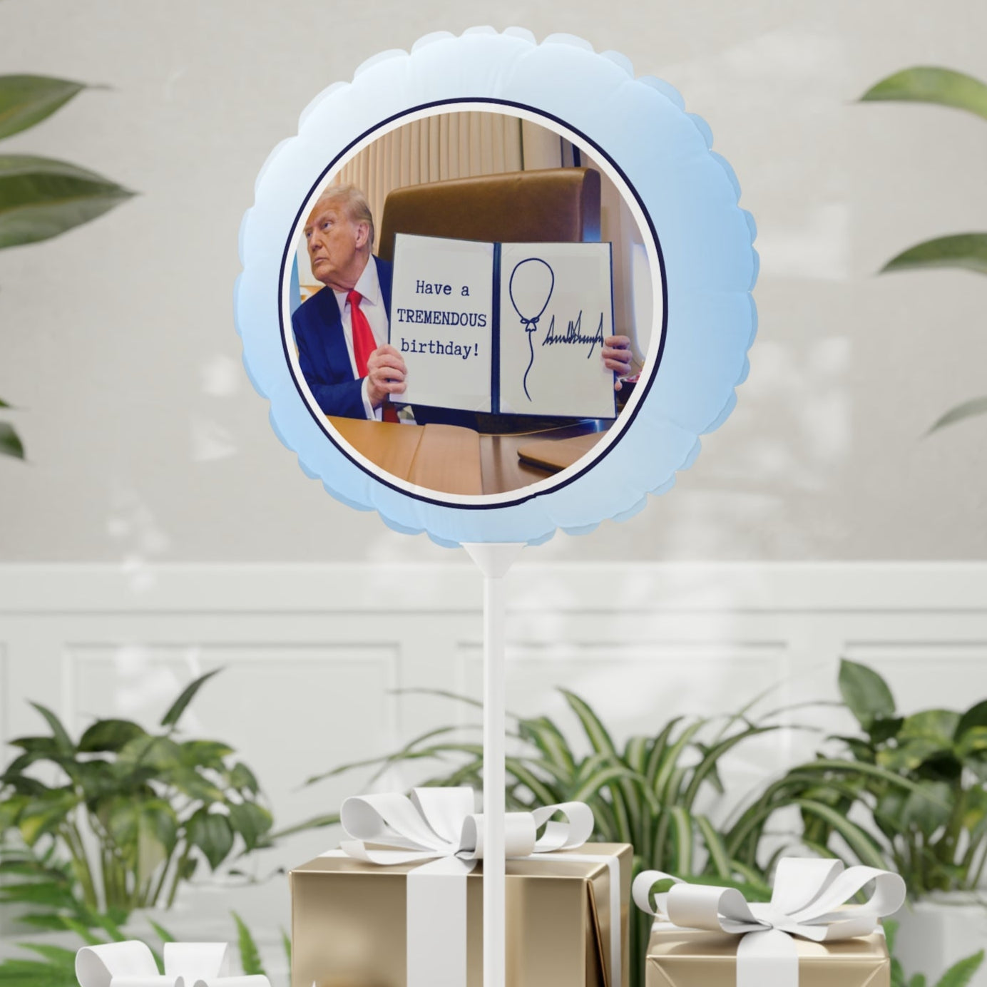 Trump Happy Birthday Order Balloon (Round and Heart-shaped), 11" - EpiAl's Shop