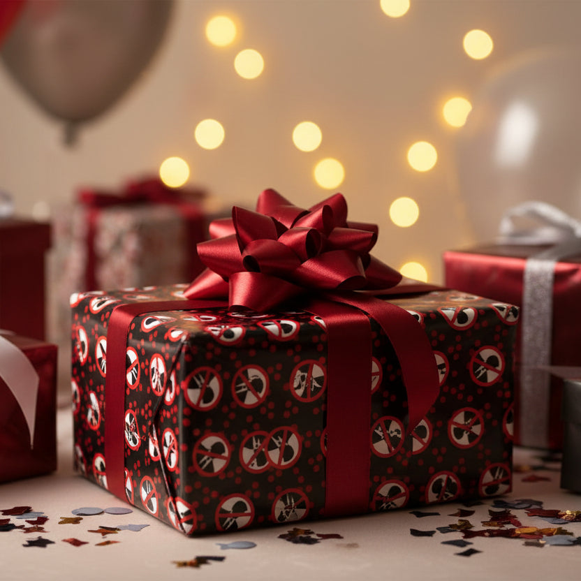 “Absolutely Not” Novelty Gift Wrap – Loud Opinions, Quiet Packaging