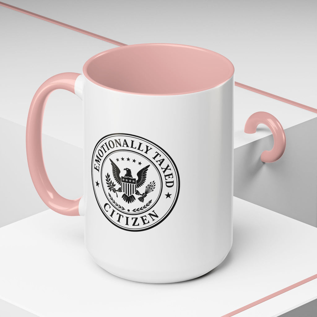 Emotionally Taxed Citizen Accent Mug | Existential Office Mug