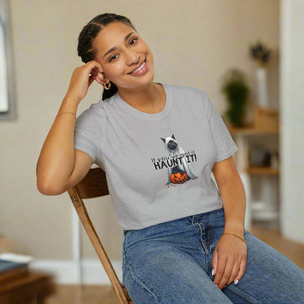 If You've Got It Haunt It Halloween Unisex Softstyle T-Shirt