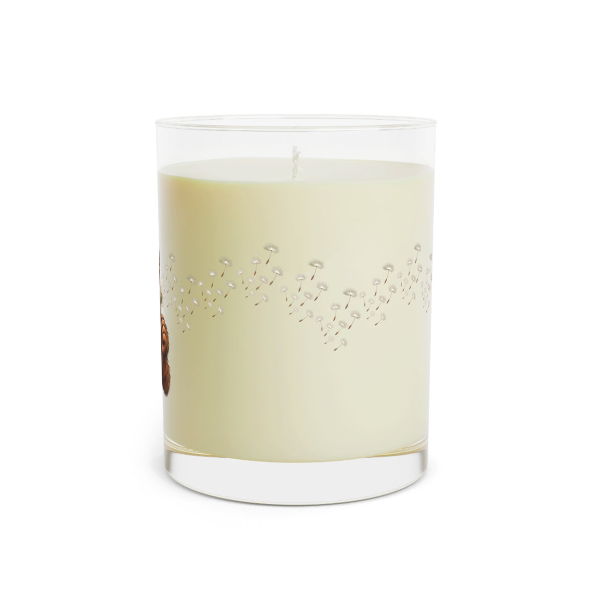 Bigfoot Blowing Dandelion Soy Candle | Sasquatch Glass Jar Candle