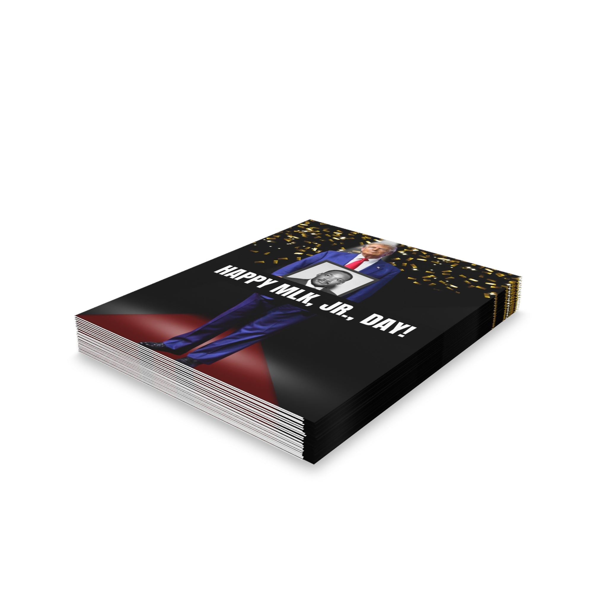 Donald Trump MLK Jr. Day Greeting Cards (8, 16, and 24 pcs)