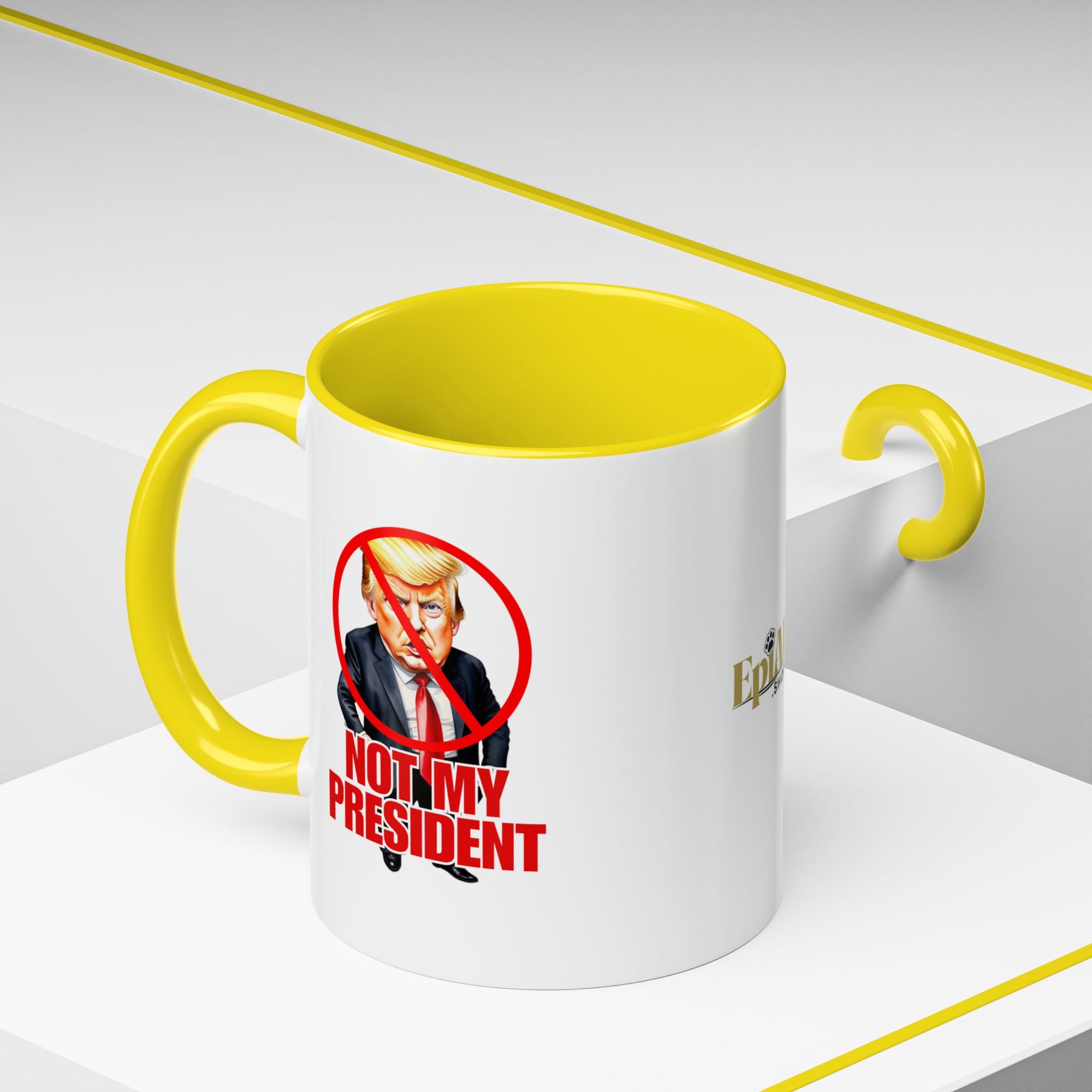 Not My President Coffee Mug - 11oz & 15oz Accent Mug for Political Activism