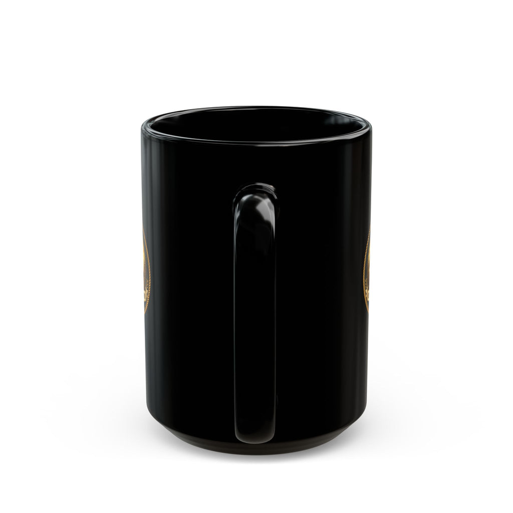 Very Rare. Seen Often. Black Ceramic Coffee Mug