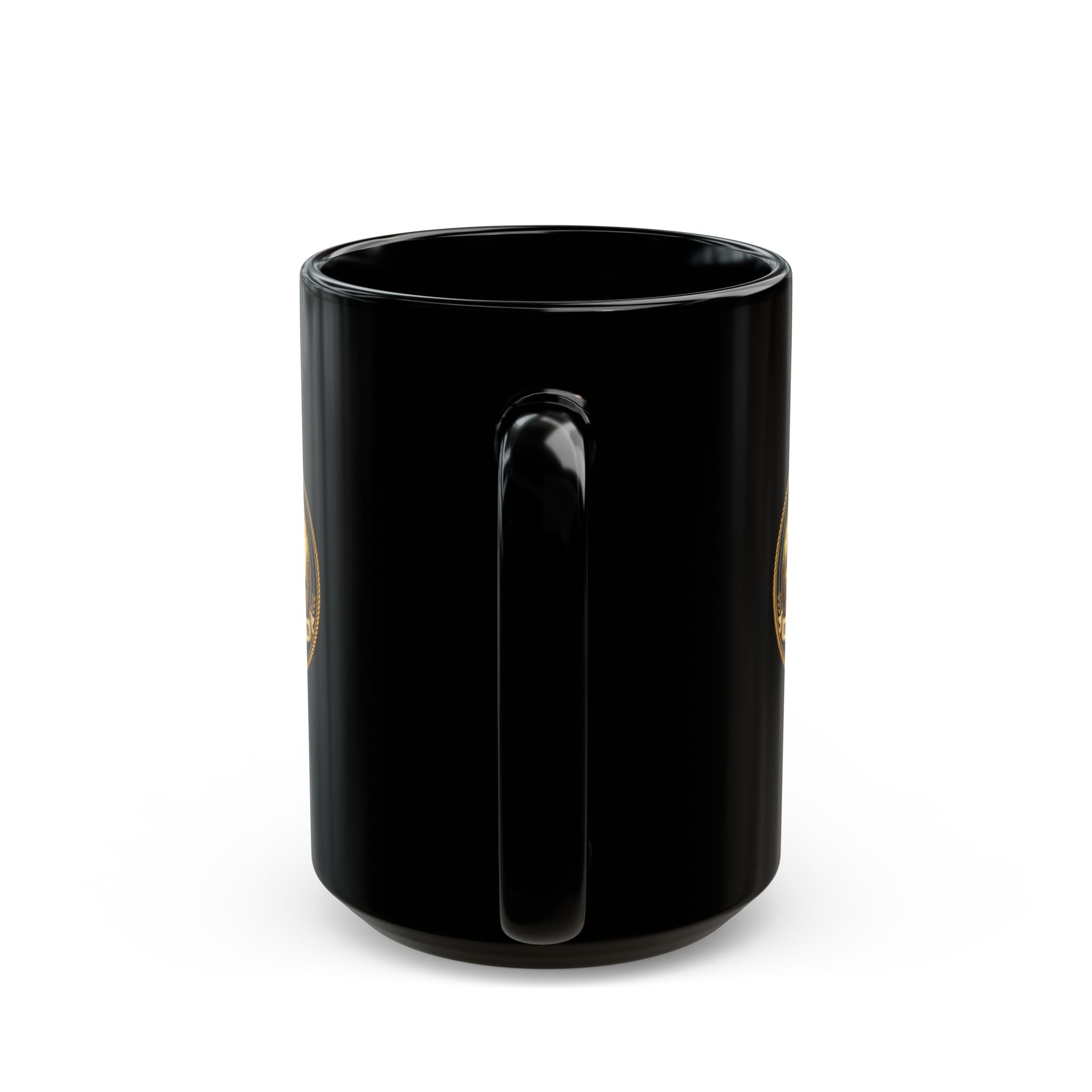 Very Rare. Seen Often. Black Ceramic Coffee Mug