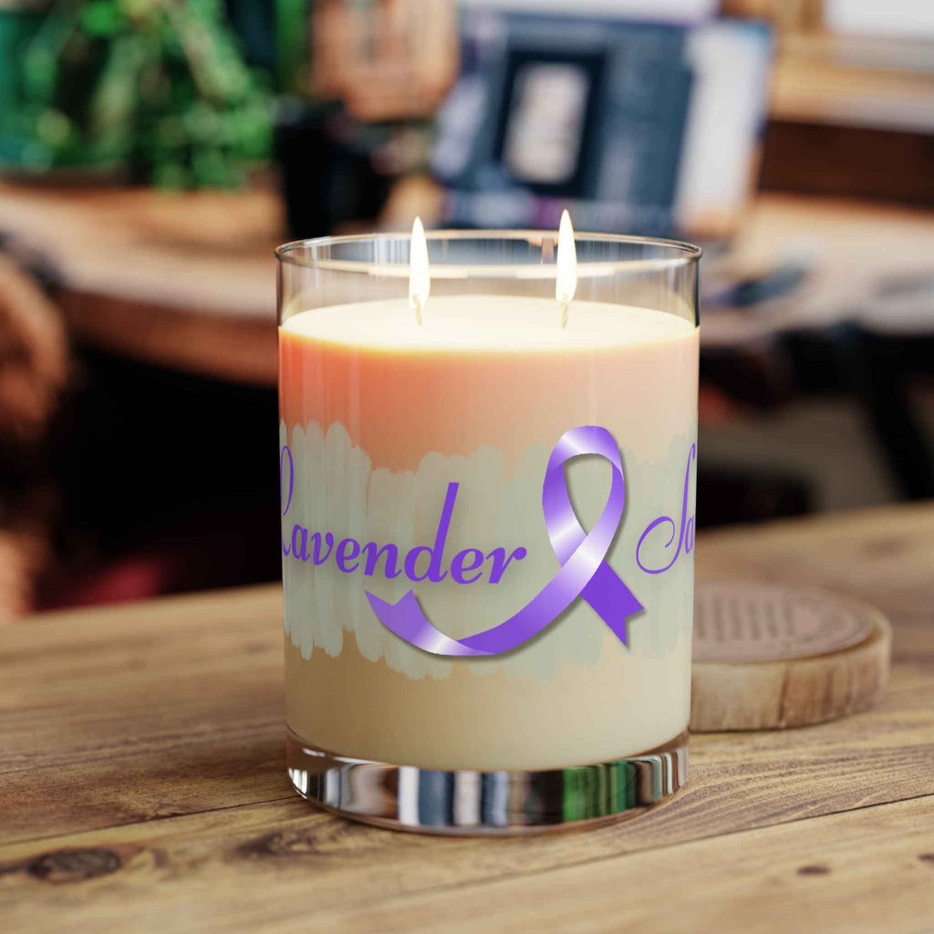 Minted Lavender & Sage Epilepsy Awareness Candle – Glass Jar
