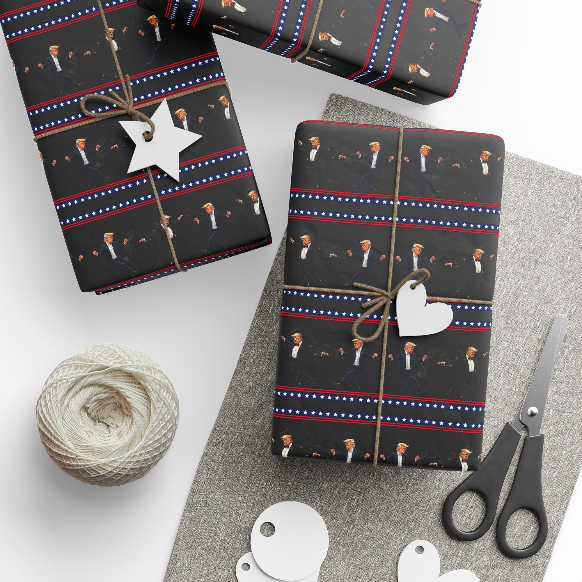 Musical Trump Wrapping Paper for All Occasions