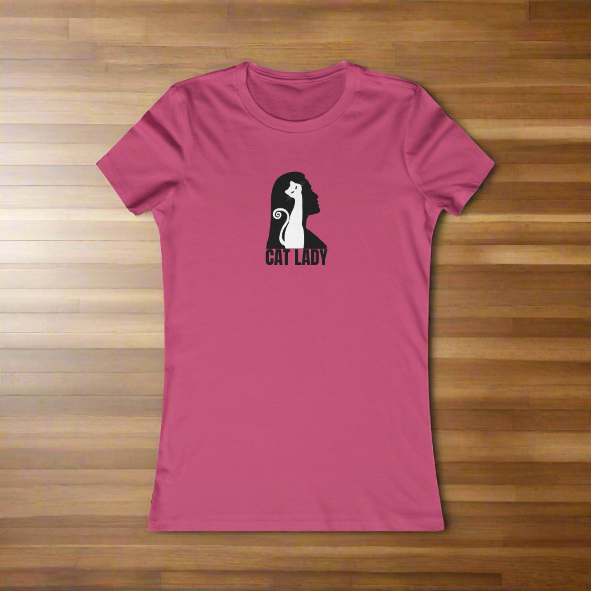 Silhouette Cat Lady Women's Favorite Tee - EpiAl's Shop