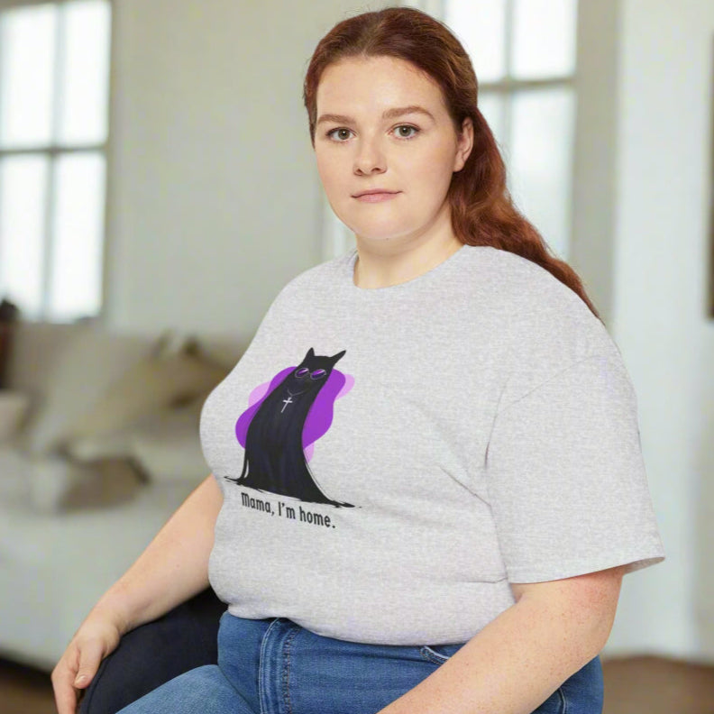 Mama I'm Home Ozzy Cat Graphic Tee