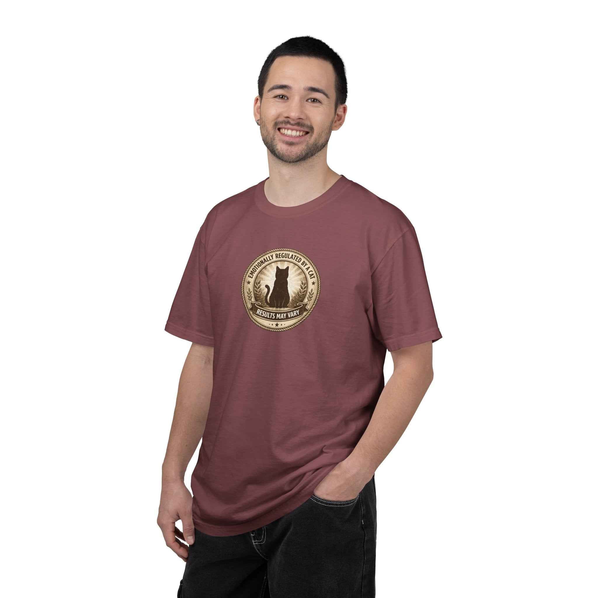 Emotionally Regulated by a Cat T-Shirt