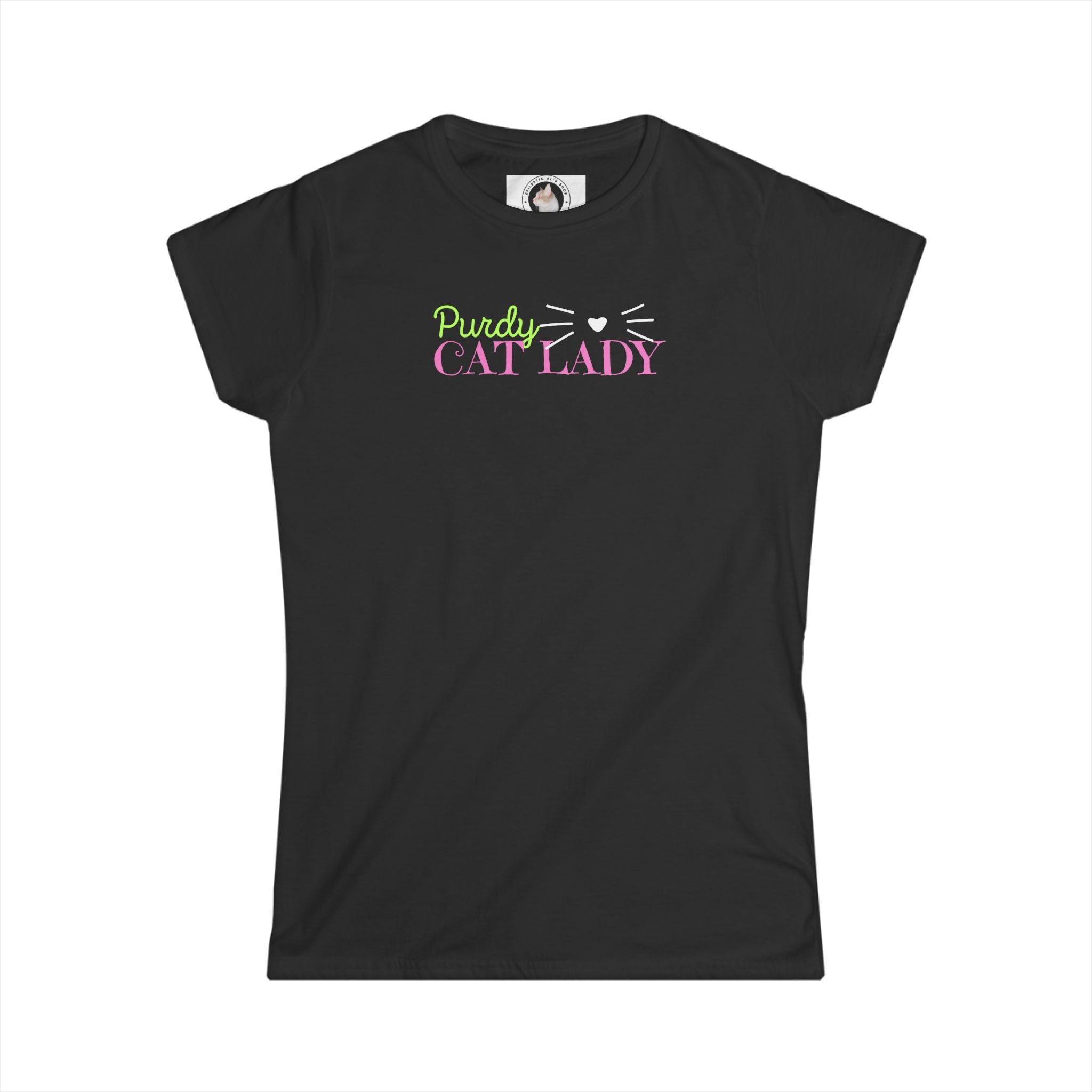 Purdy Cat Lady Women's Softstyle Tee - EpiAl's Shop