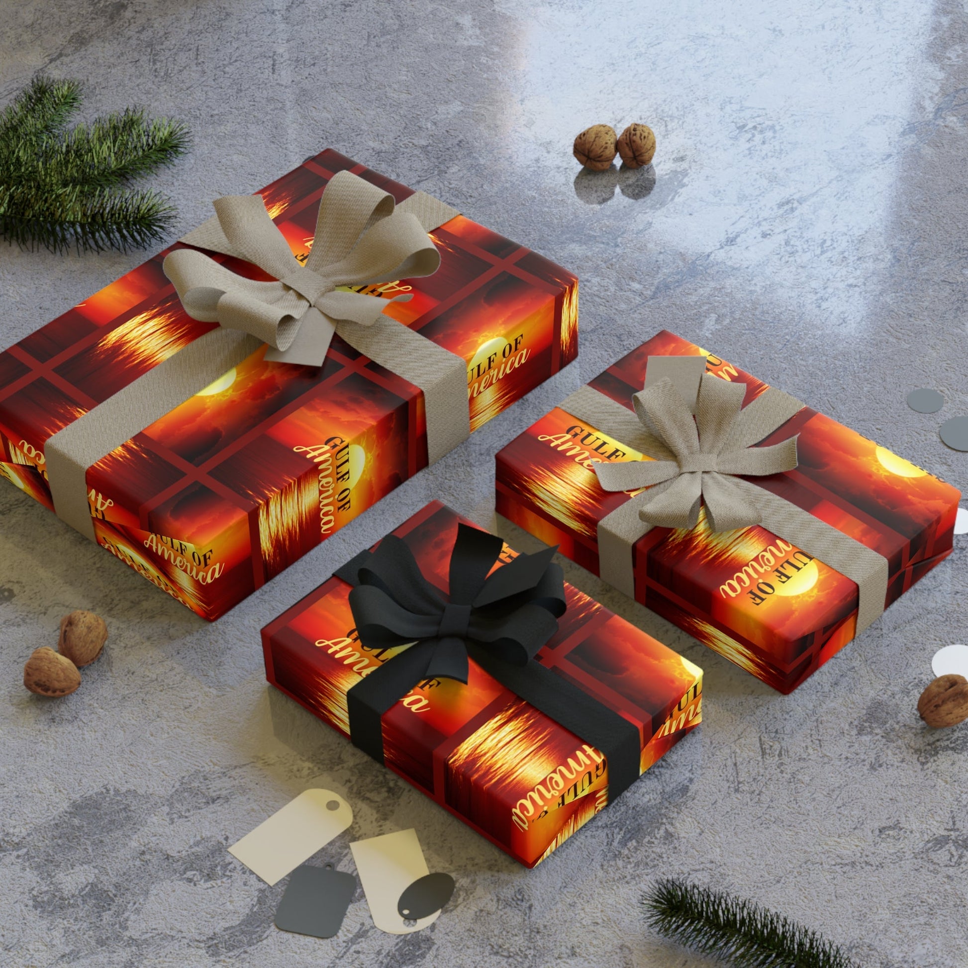 Gulf of America Gift Wrapping Paper Roll Printify