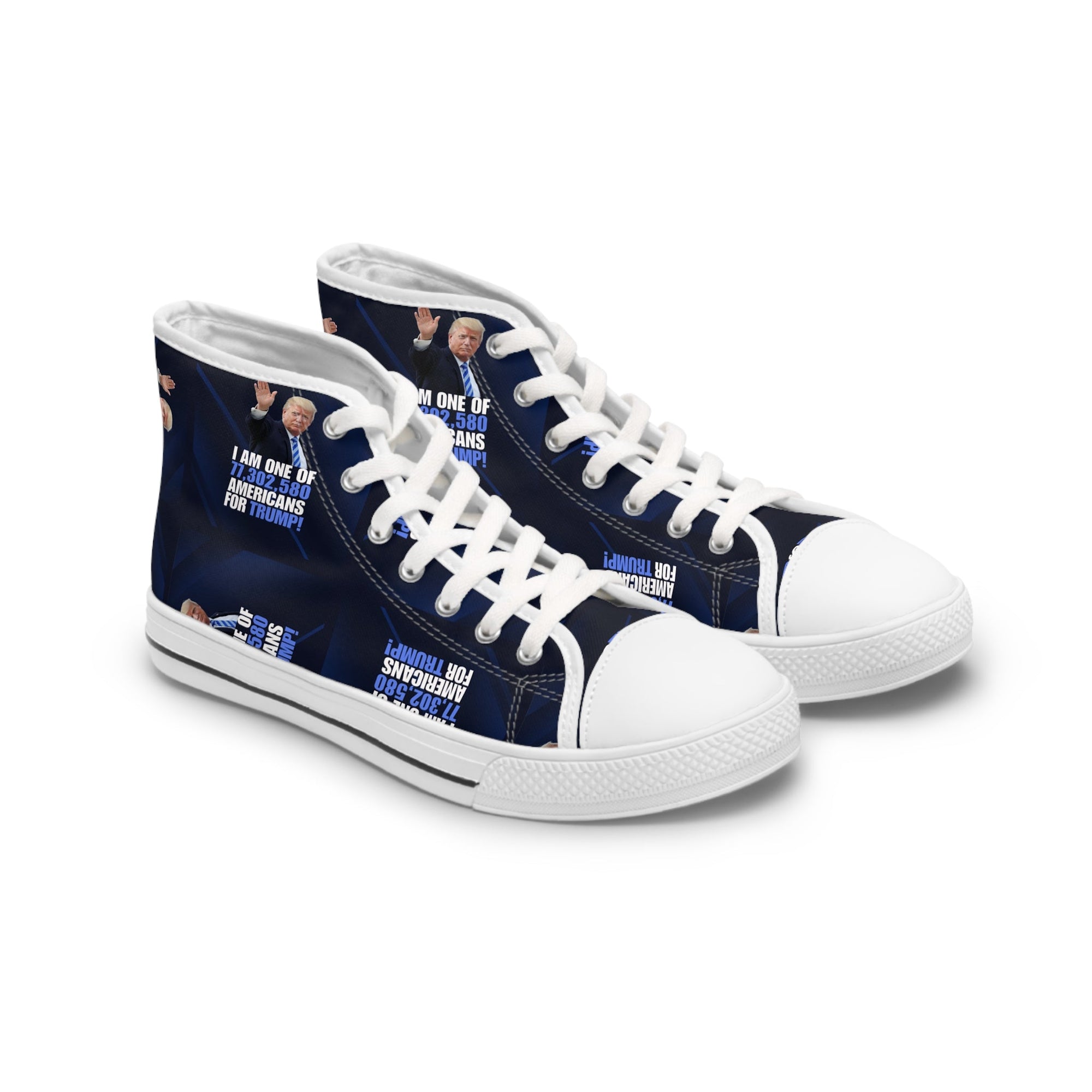 Women's High Top Sneakers - American for Trump Printify