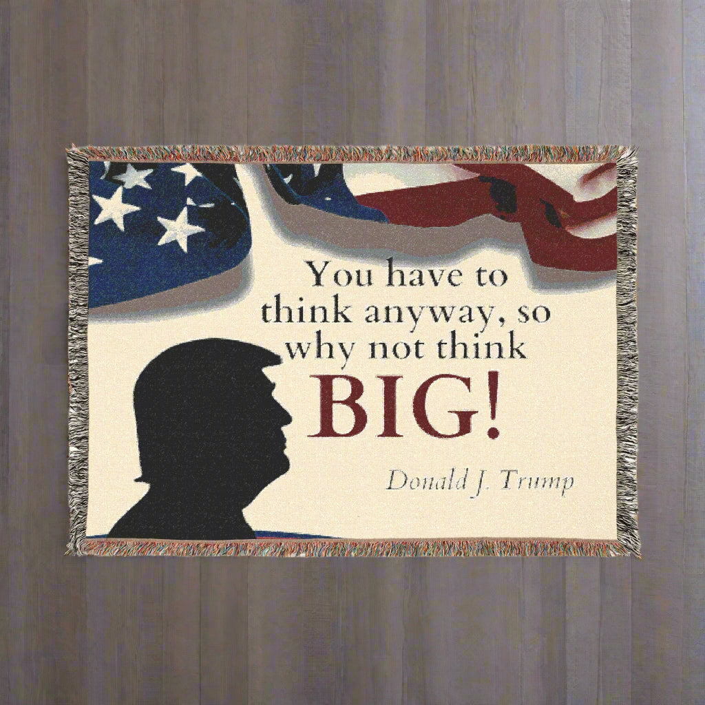 Trump: Think Big Woven Blanket