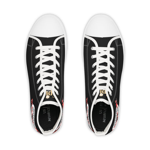 Believe Me Men’s High-Top Sneakers – Political Parody Statement Shoes