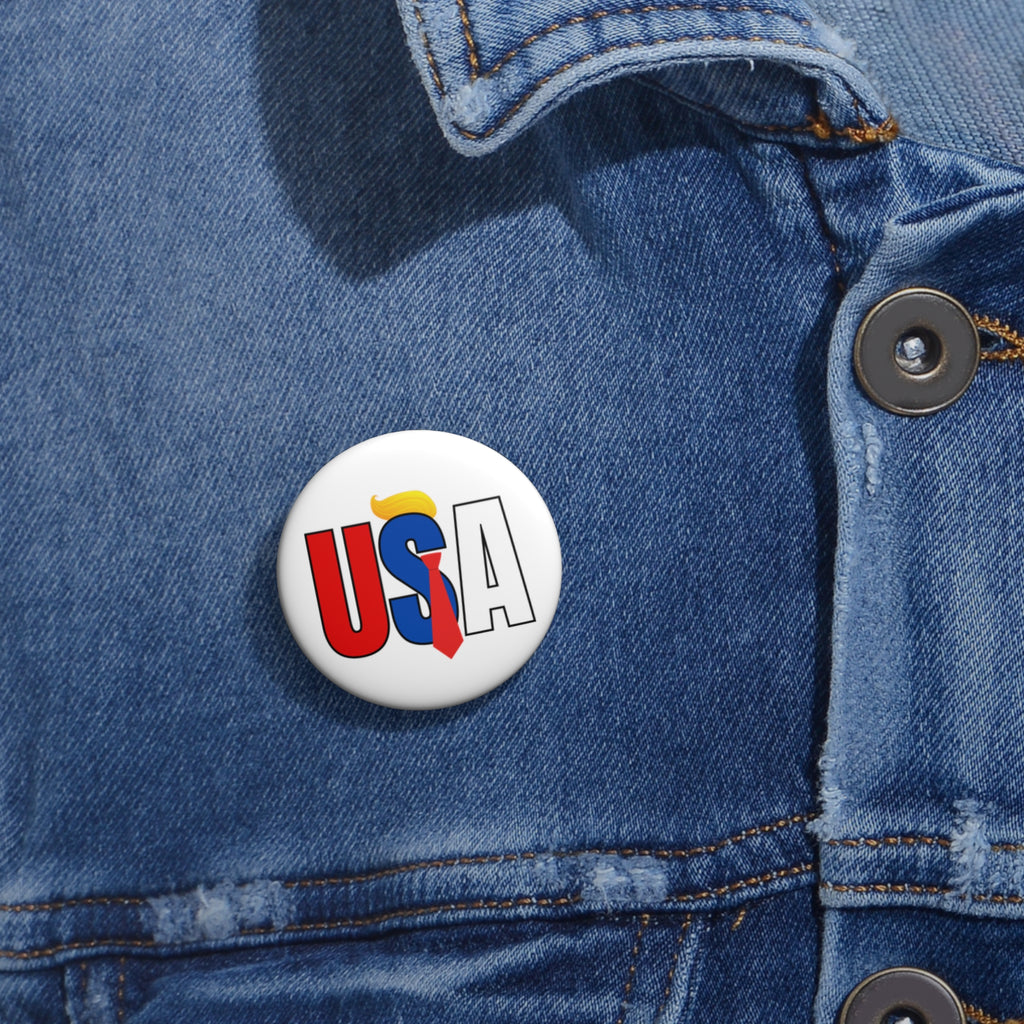 USA Pin Buttons - Fun & Patriotic Accessories for Events