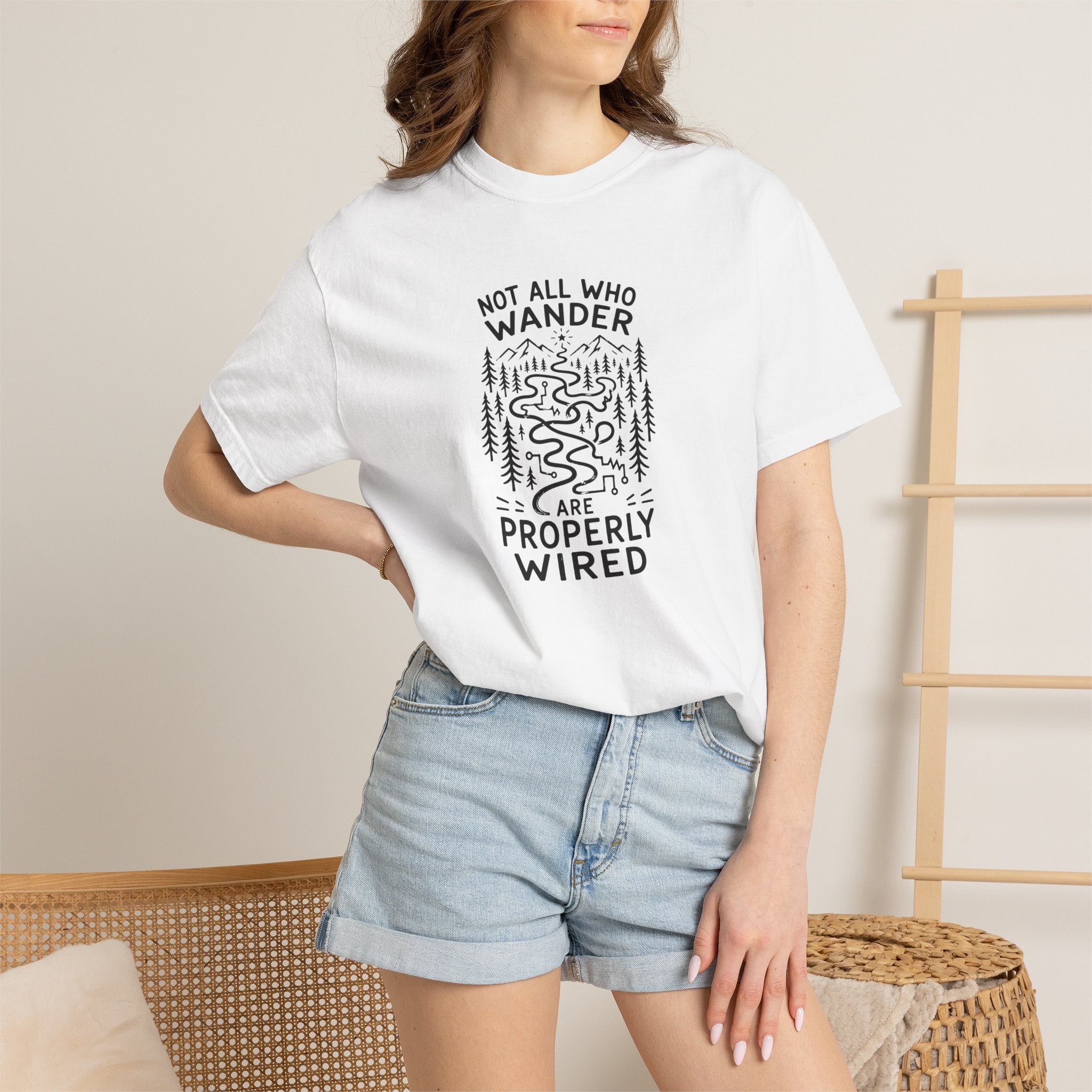 Not All Who Wander Are Properly Wired Epilepsy Awareness T-Shirt