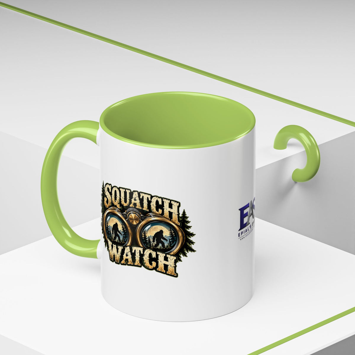 Squatch Watch Bigfoot Mug | Two-Tone Sasquatch Coffee Cup (11oz/15oz)