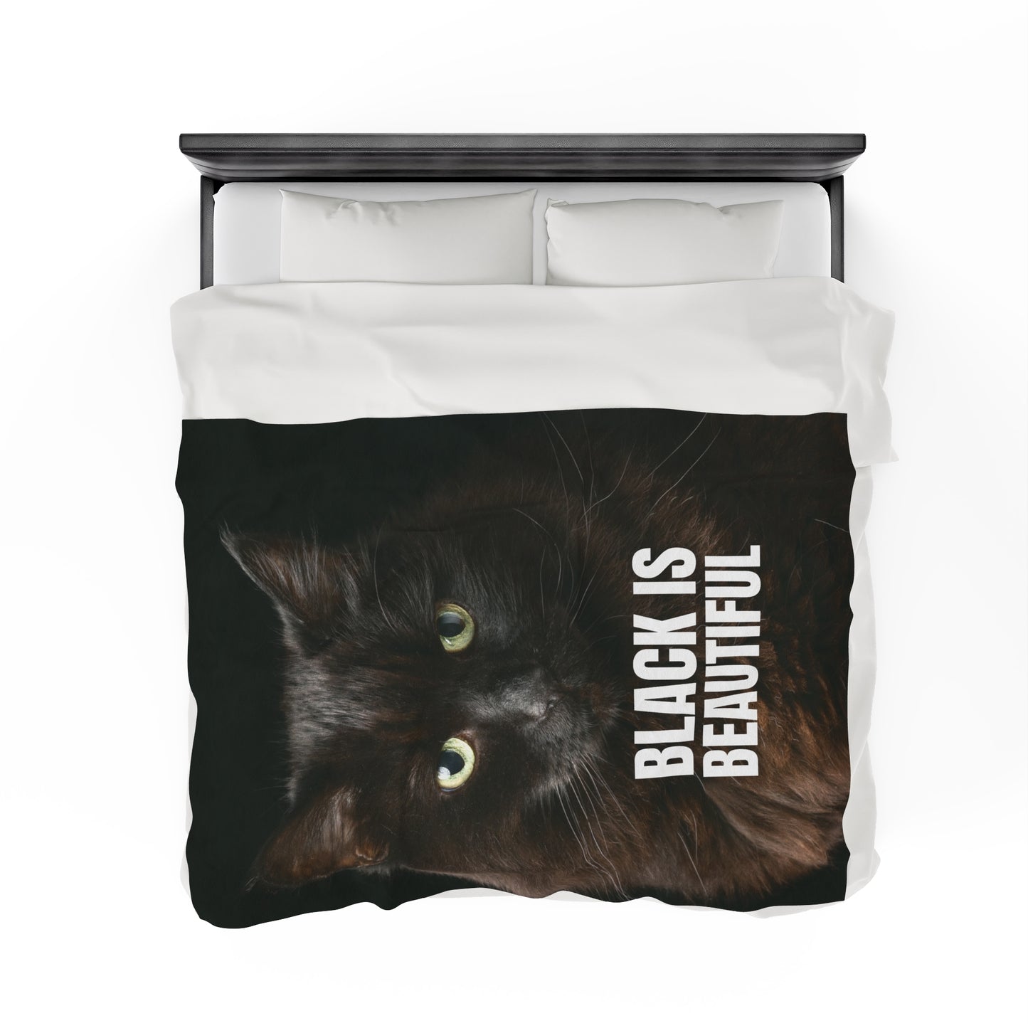 Black is Beautiful Velveteen Plush Blanket