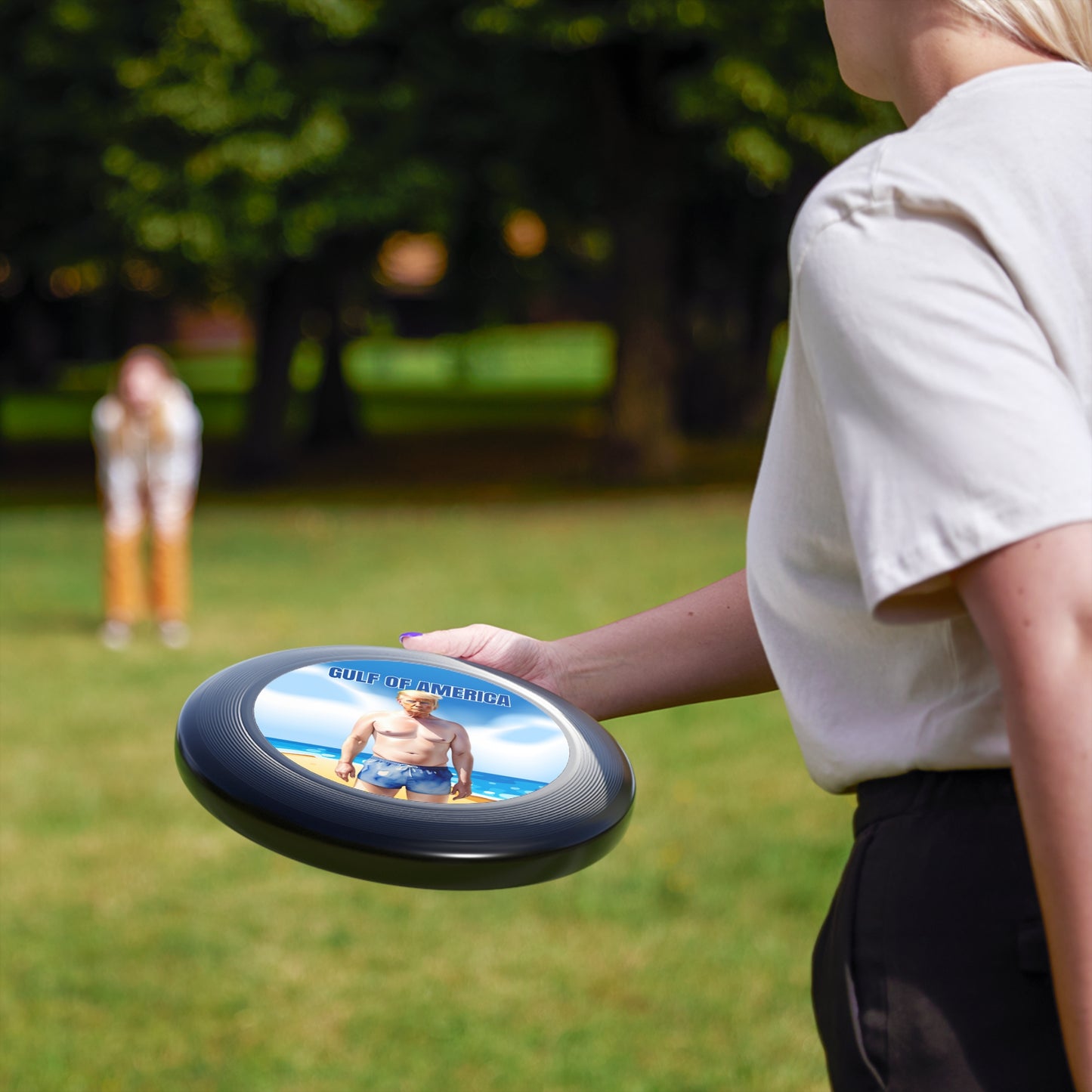Gulf of America Frisbee - Fun Outdoor Flying Disc with Humorous Design