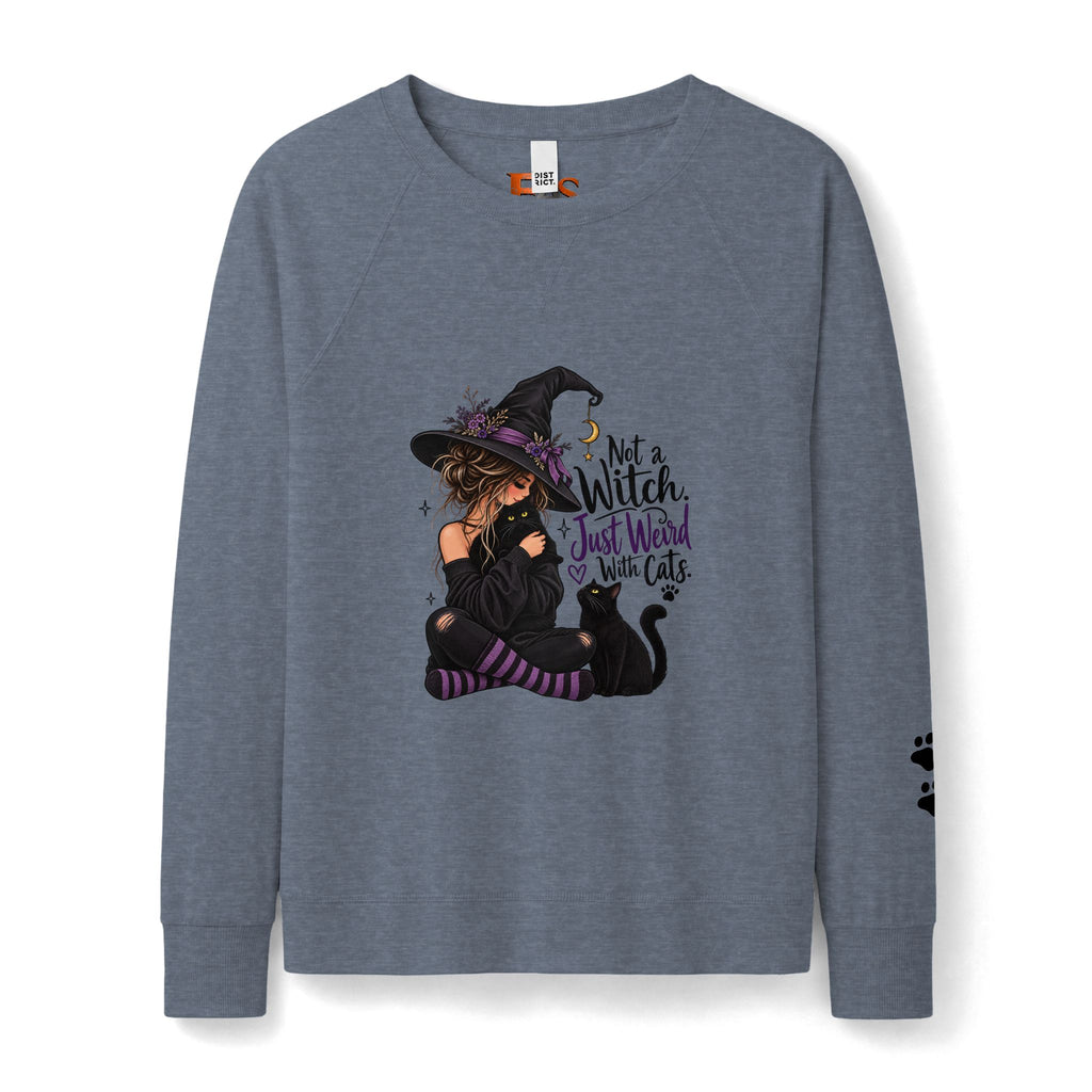Not a Witch, Just Weird With Cats Women’s Halloween Sweatshirt