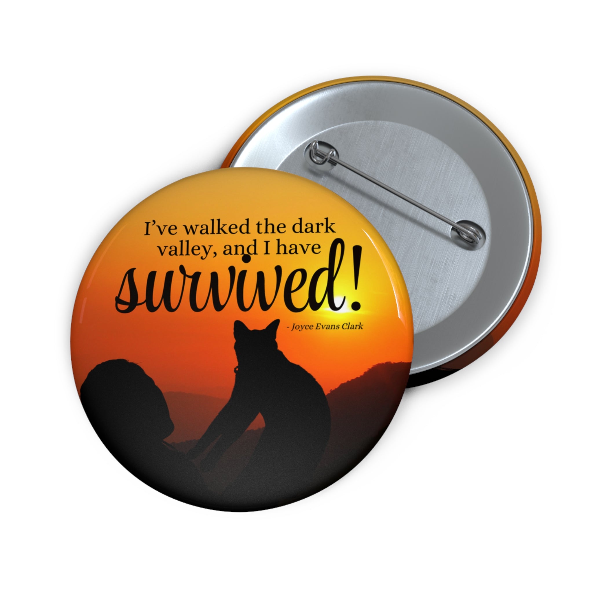 Photo depicting the ​Cat Lady Strong Pin Buttons from EpiAl's Shop.